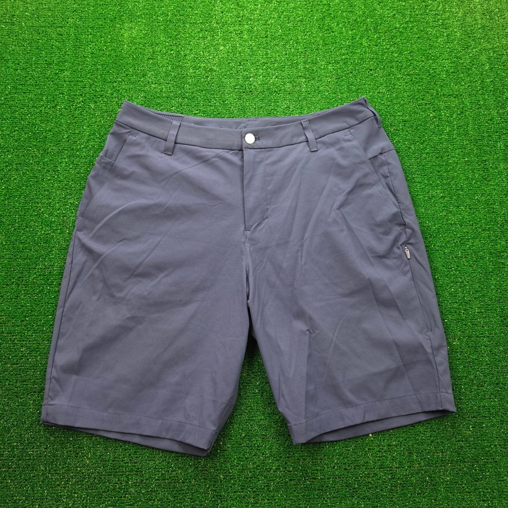 Lululemon Commission Short Mens 33 Navy‎ Blue Warpstreme Golf Performance Preppy